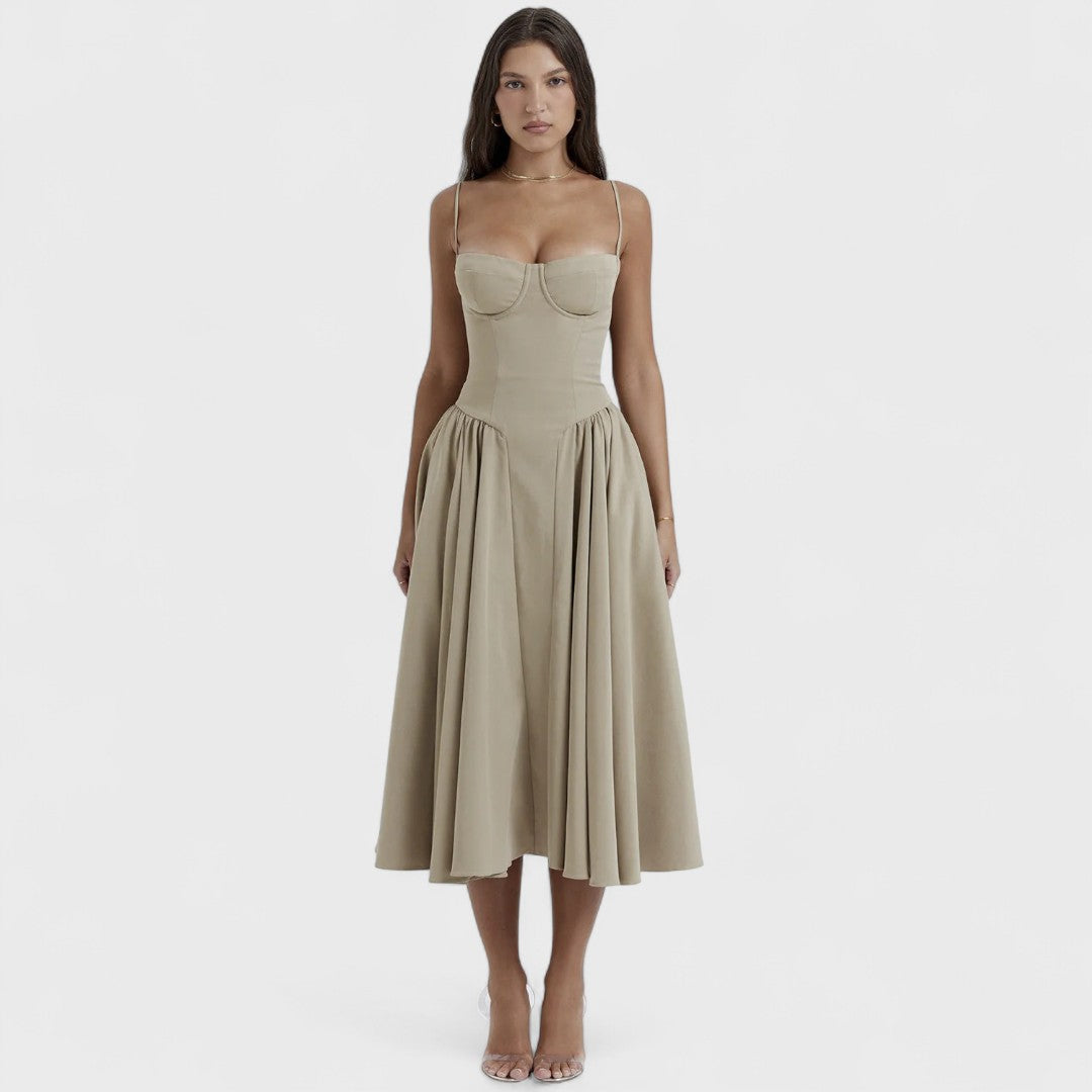 Kiki | Midi-Kleid Premium mit Korsett