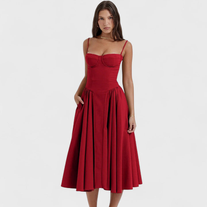 Kiki | Midi-Kleid Premium mit Korsett