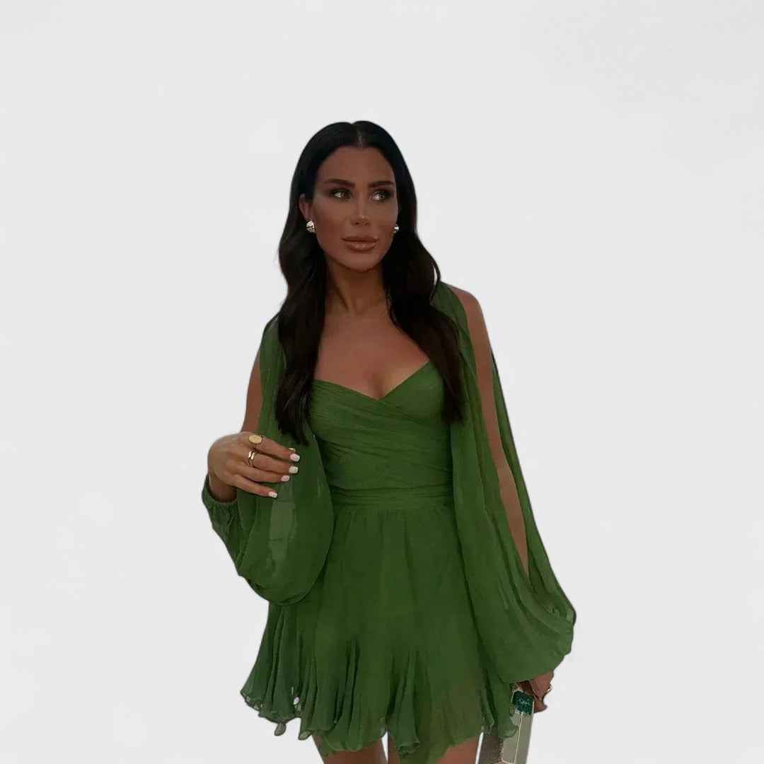 Layla | Premium-Minikleid mit Puffärmeln
