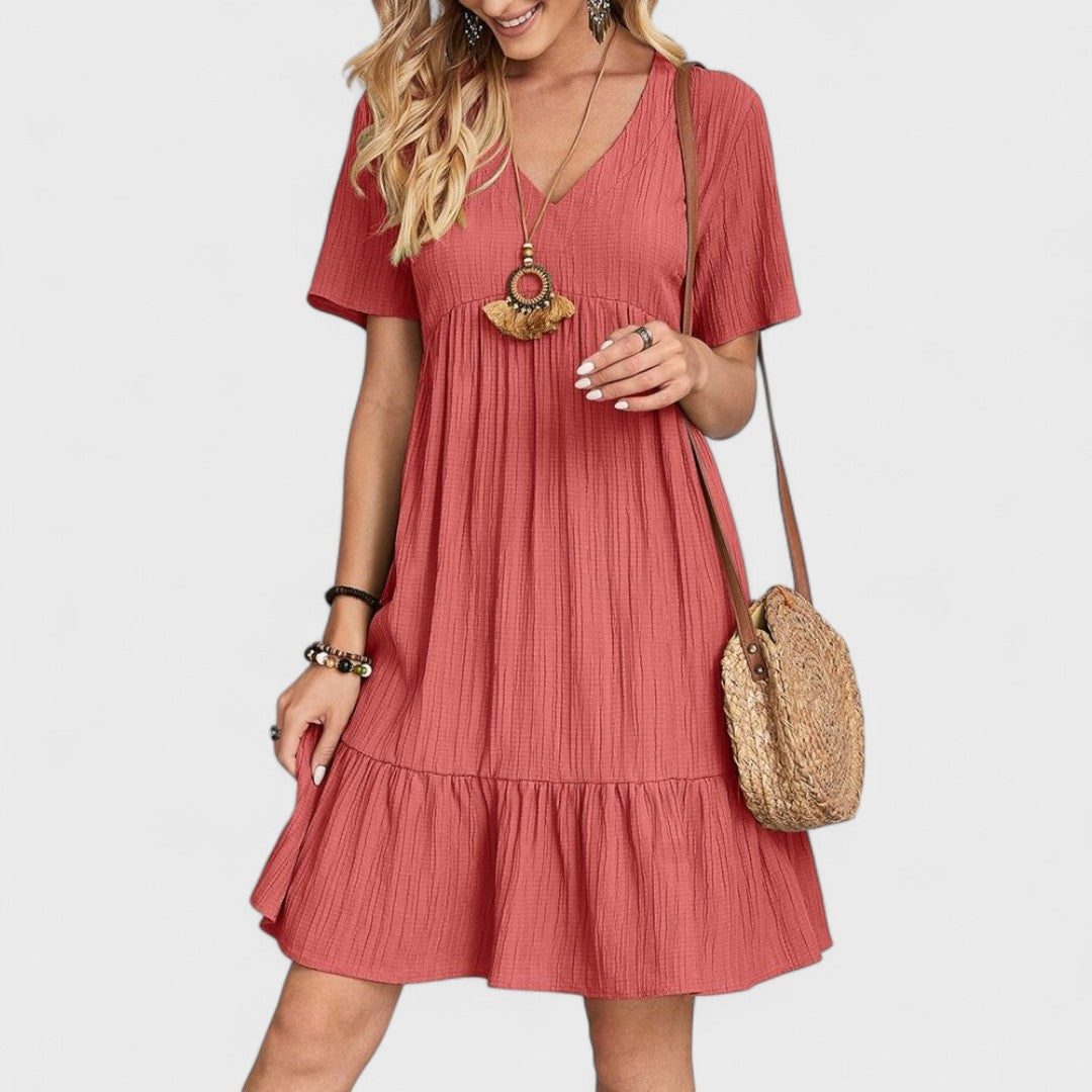 Enora | Elegantes Premium-Kleid aus glänzender Seide