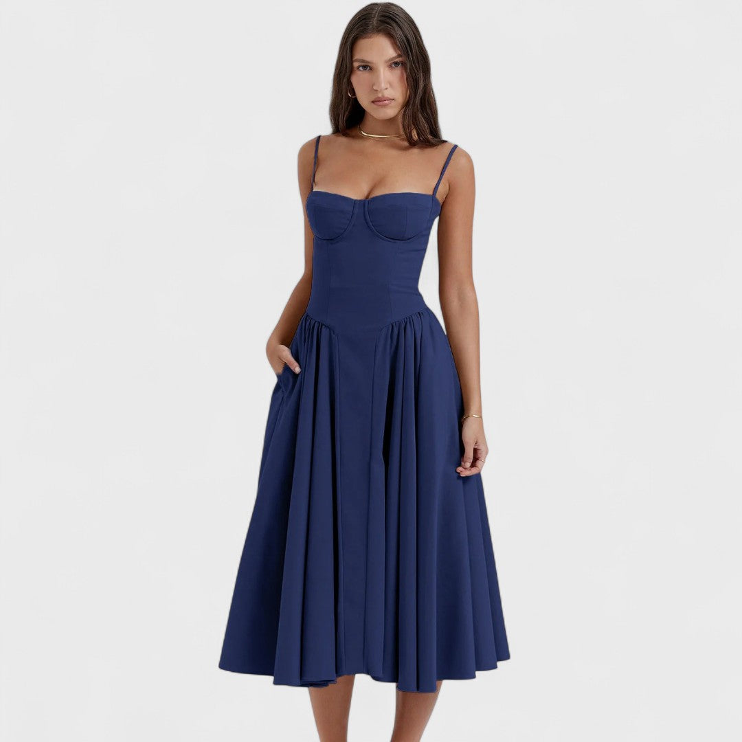Kiki | Midi-Kleid Premium mit Korsett