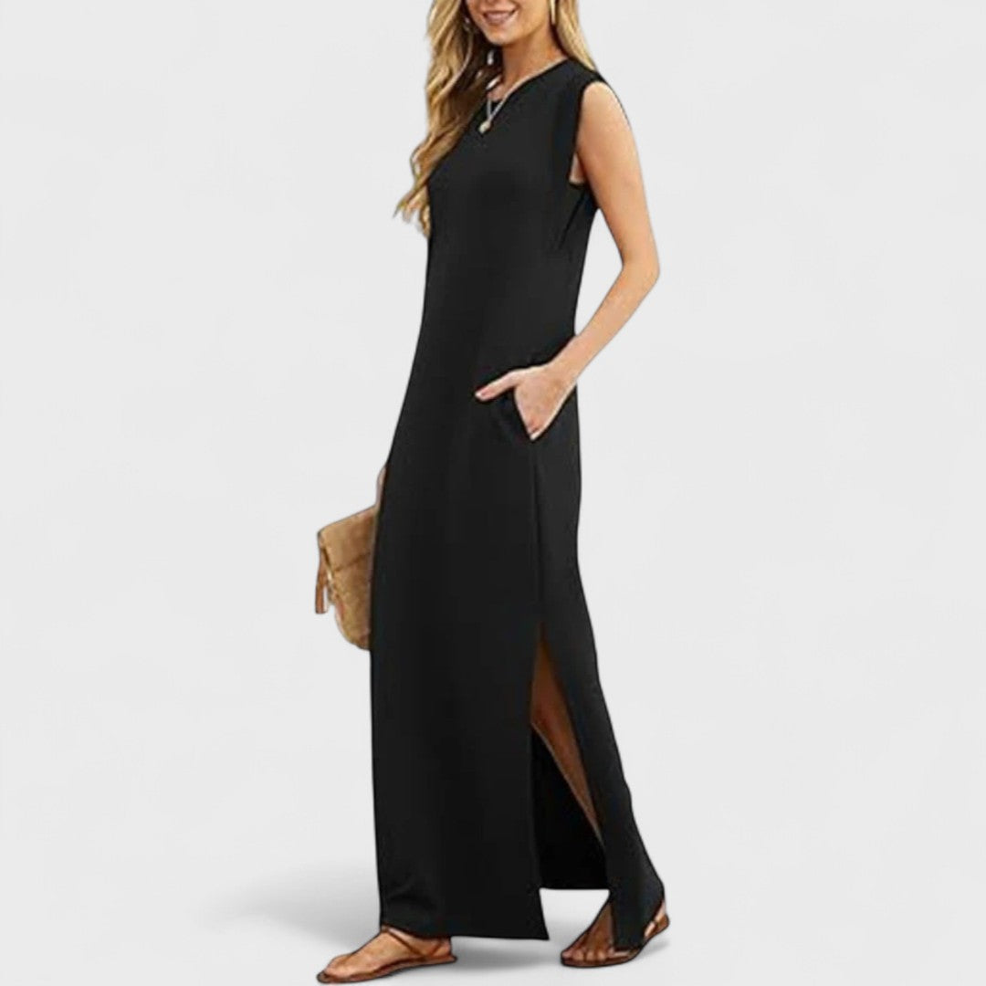 Romaisa | Langes handgefertigtes Kleid für Damen