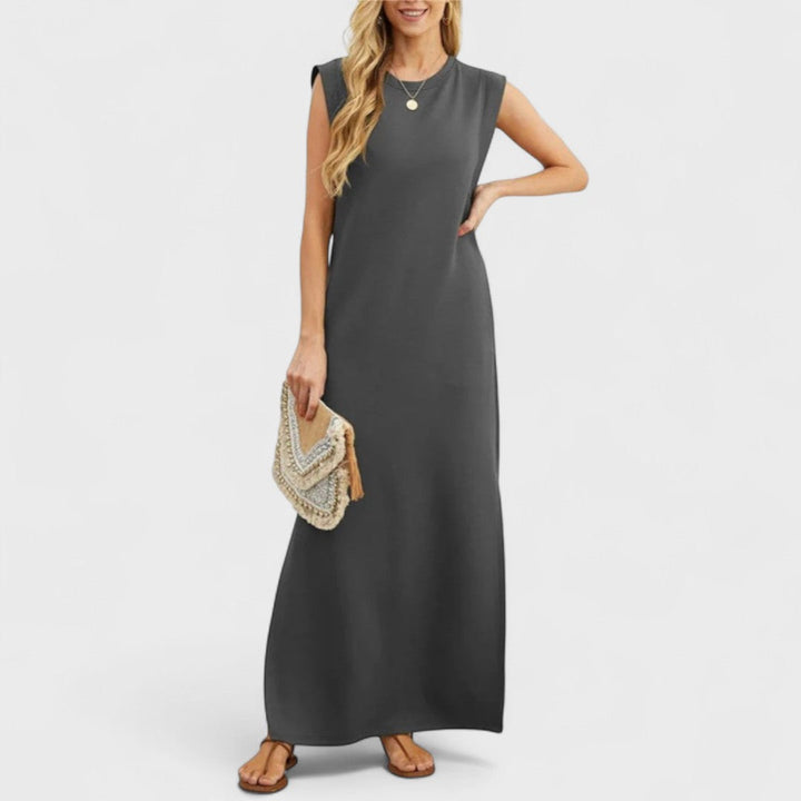 Romaisa | Langes handgefertigtes Kleid für Damen