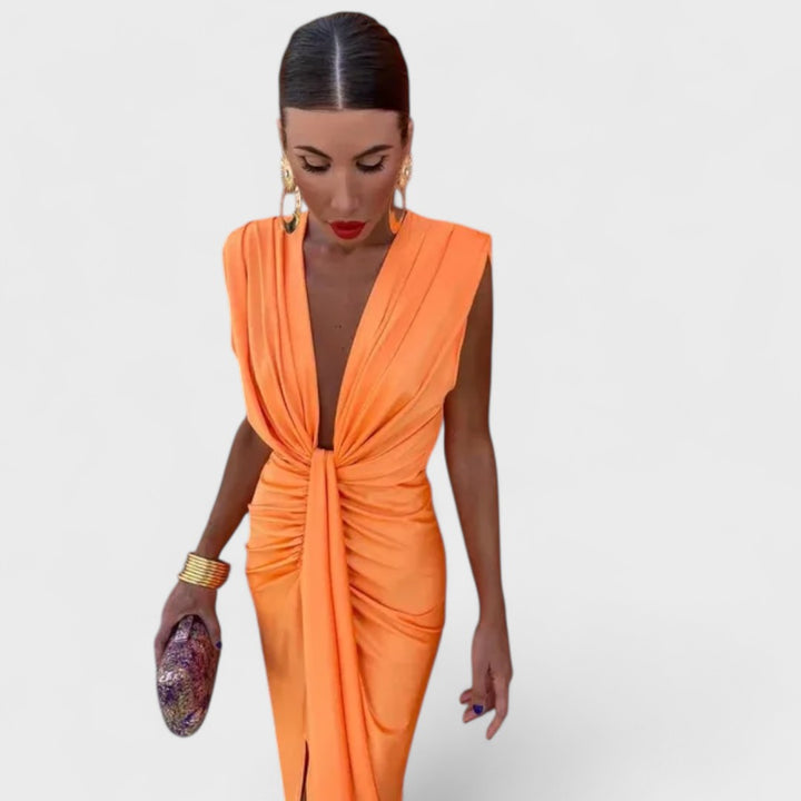 Moriah - Elegantes Plissee-Kleid