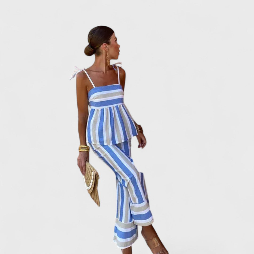 Hanne - Komplett Outfit mit Print-Hose für den Sommer