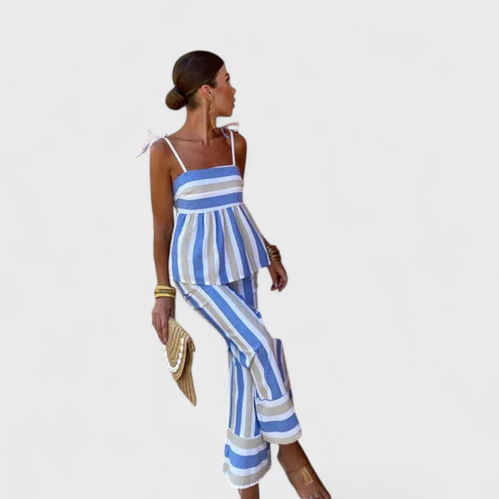 Hanne - Komplett Outfit mit Print-Hose für den Sommer