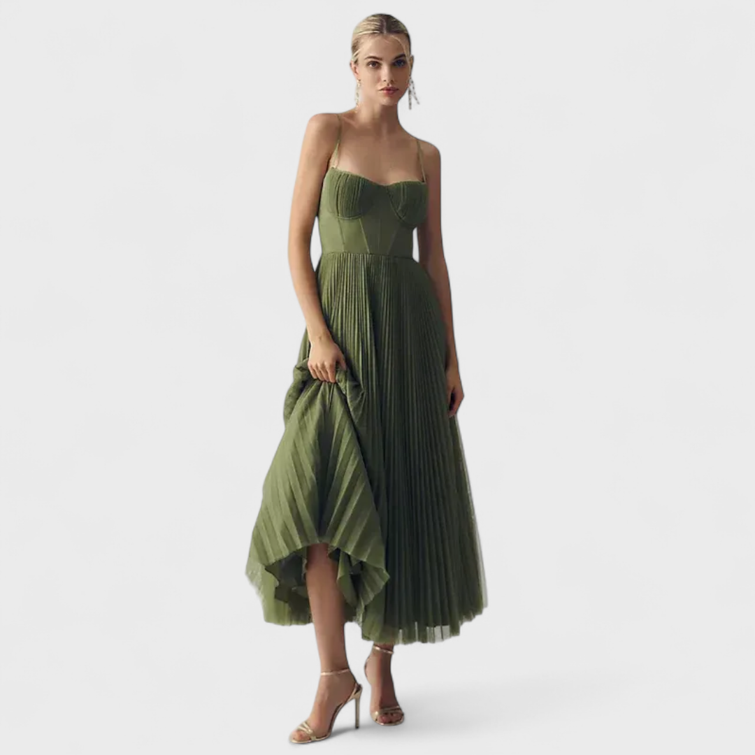 Catherine™ - Plissiertes Tüllkleid
