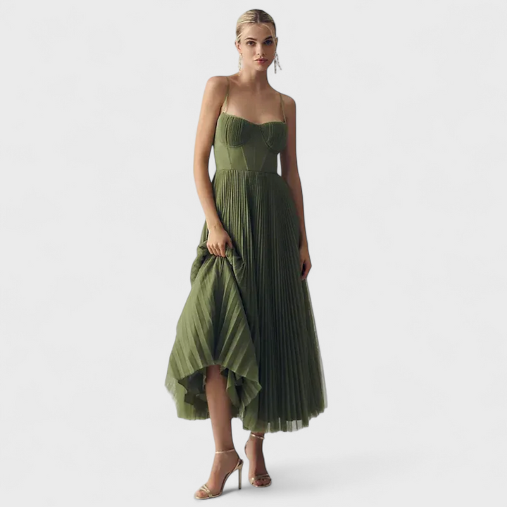 Catherine™ - Plissiertes Tüllkleid