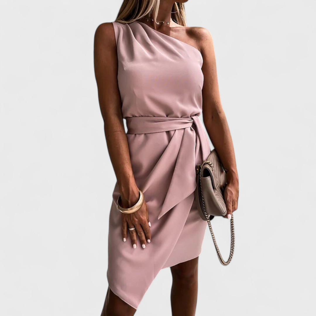 Gudrun | Prenium Ein-Schulter Kleid