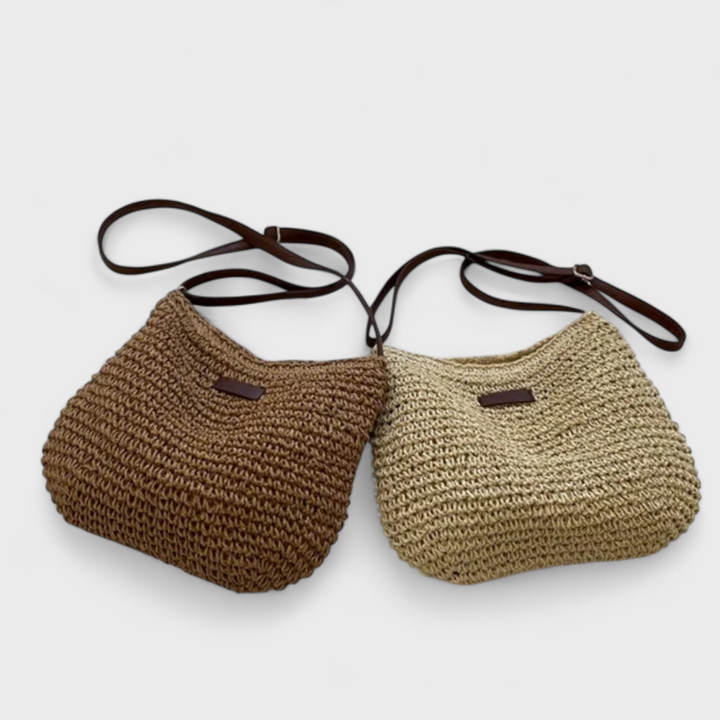 Frieda | Stroh Schultertasche