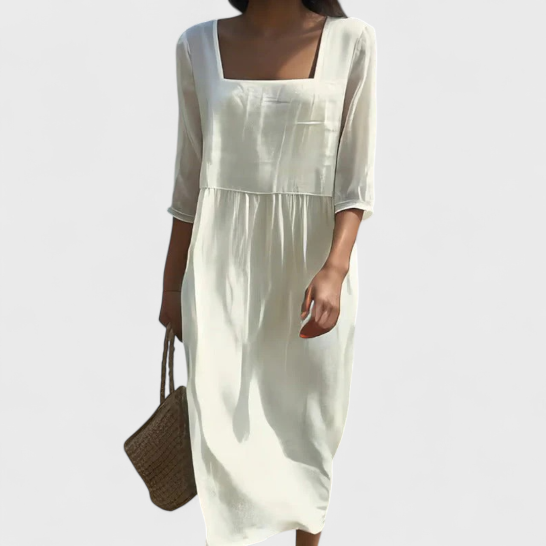 Renate | Lässiges Leinenkleid