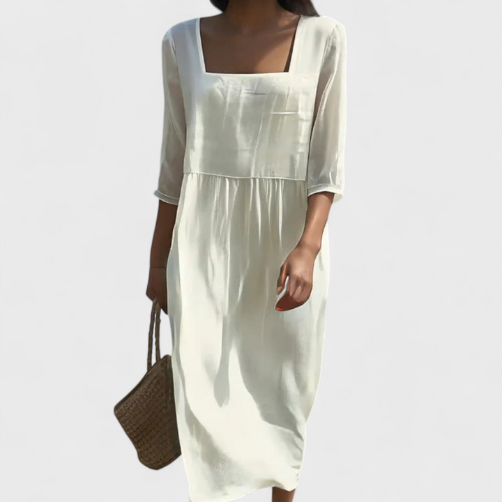 Renate | Lässiges Leinenkleid