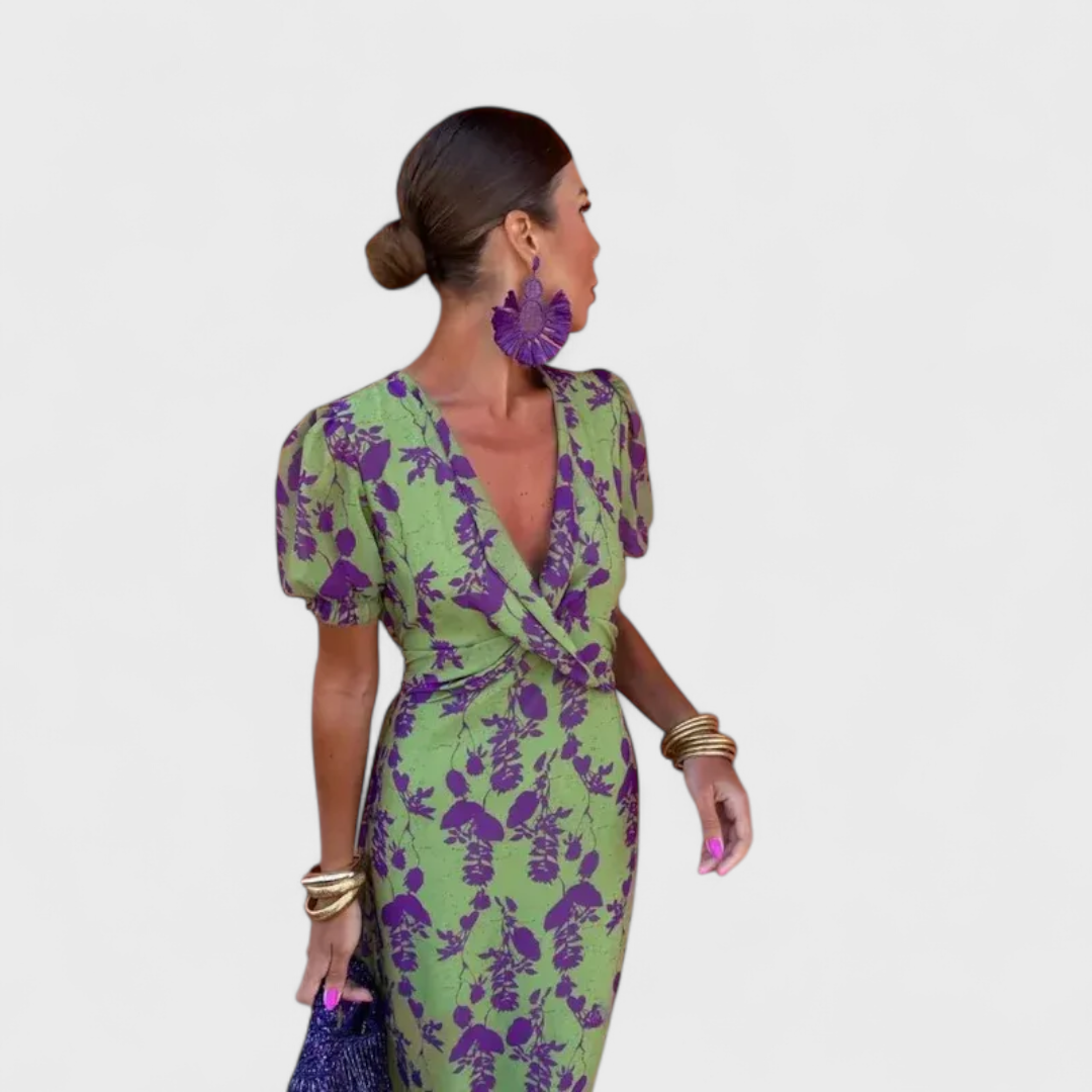 Melys | Elegantes gedrucktes Kleid