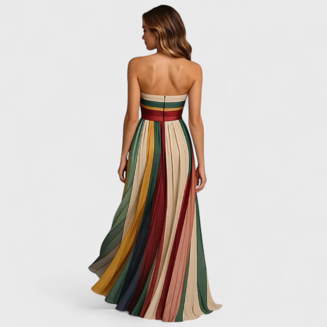 Isabel | Buntes ärmelloses Kleid