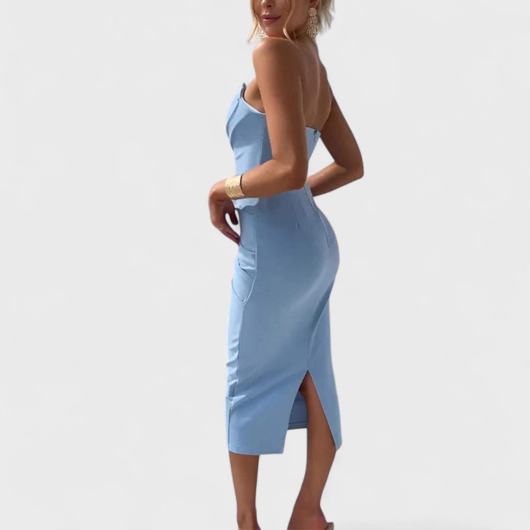 Mélina™ – Elegantes trägerloses Sommerkleid