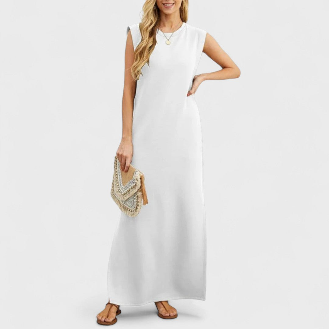 Romaisa | Langes handgefertigtes Kleid für Damen