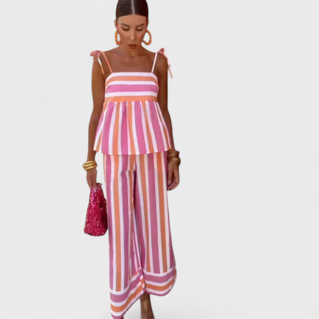 Hanne - Komplett Outfit mit Print-Hose für den Sommer