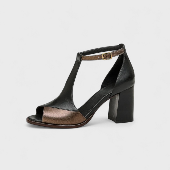 Ursiva – Sandalen mit breitem Absatz