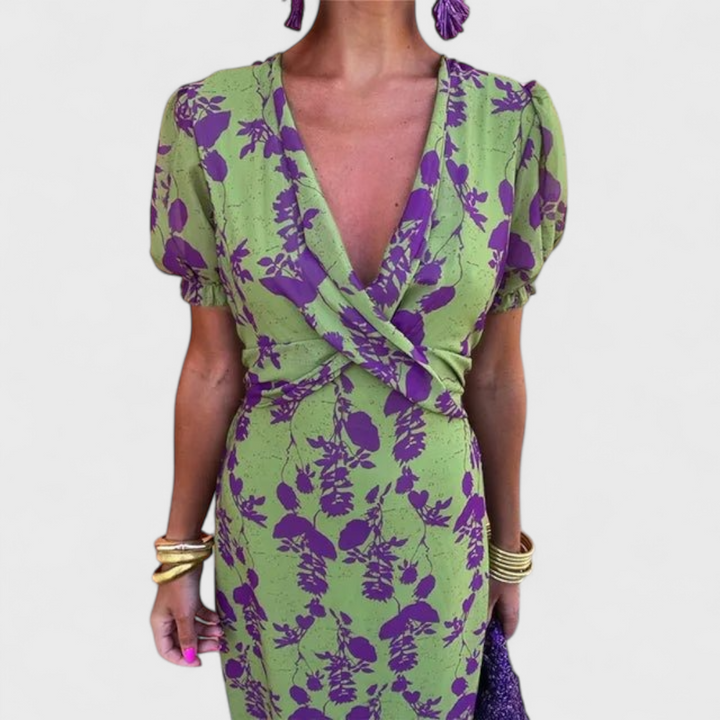 Melys | Elegantes gedrucktes Kleid