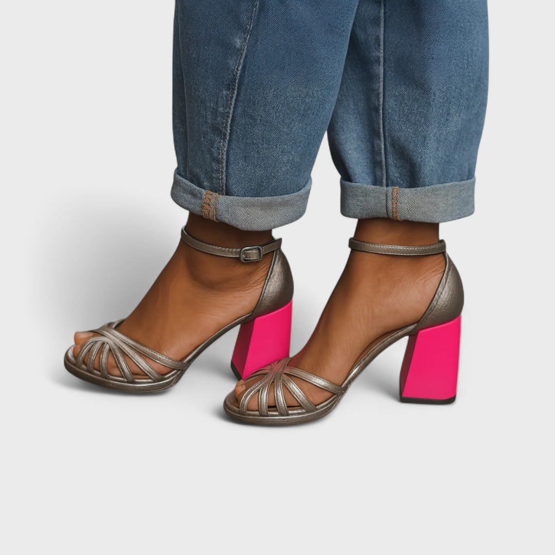 Ustira – Sandalen mit breitem Absatz