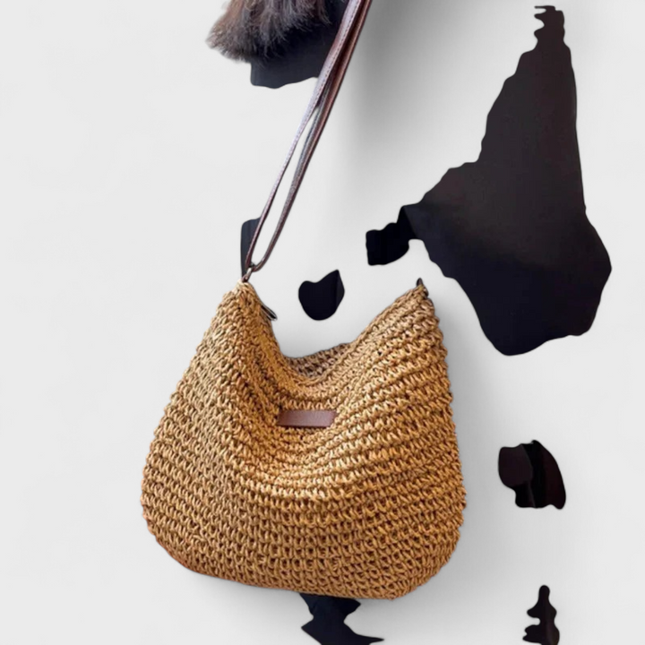 Frieda | Stroh Schultertasche
