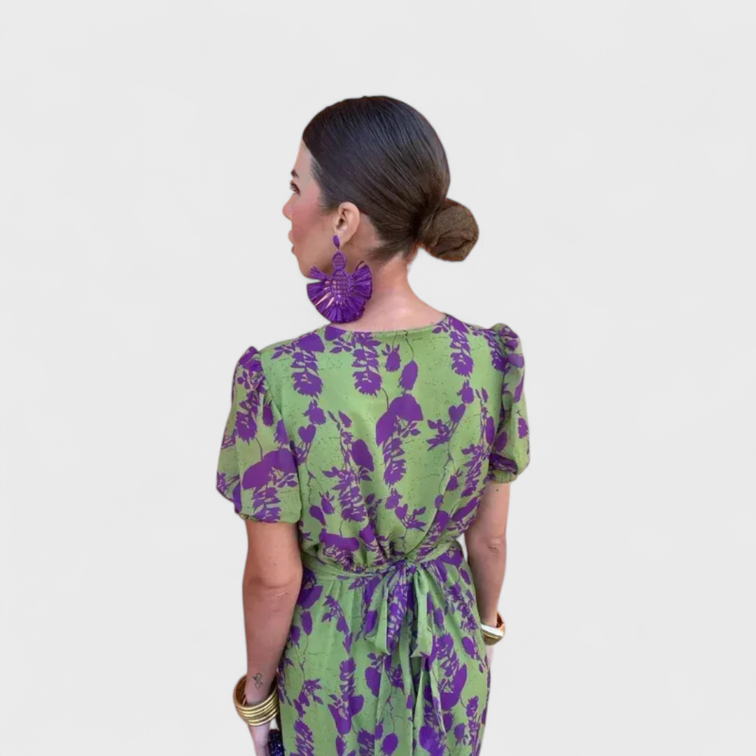 Melys | Elegantes gedrucktes Kleid