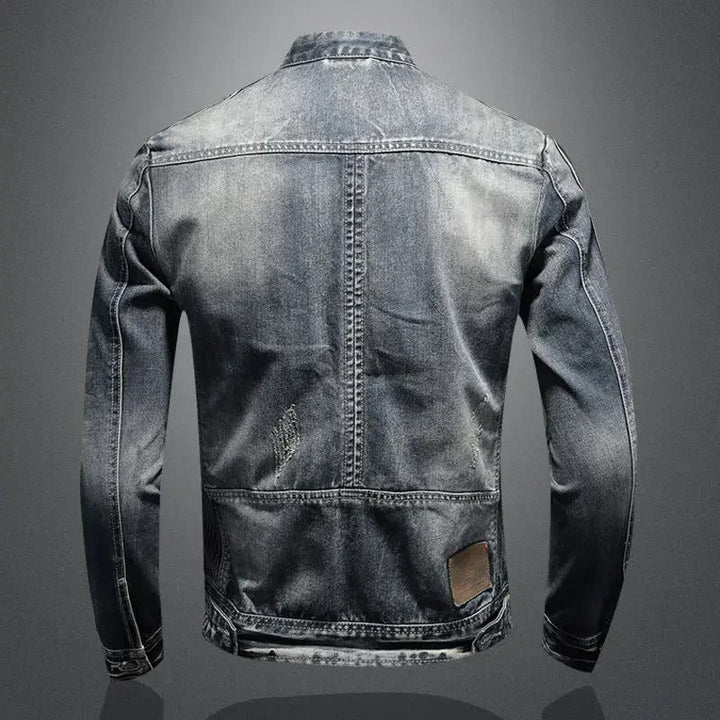 Aiden™ | Bikerjacke aus Denim