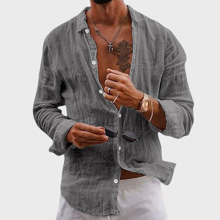 Marcello | Elegante Handgefertigte Leinenhemd