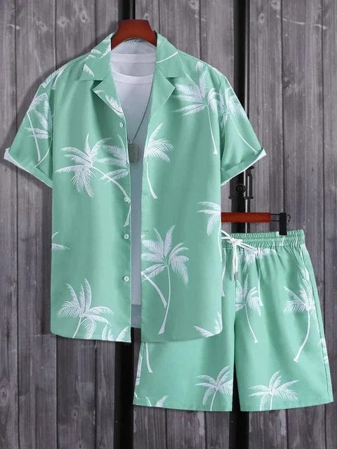 Finn™ | Herren Sommerhemden und Shorts Set
