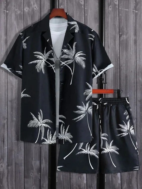 Finn™ | Herren Sommerhemden und Shorts Set