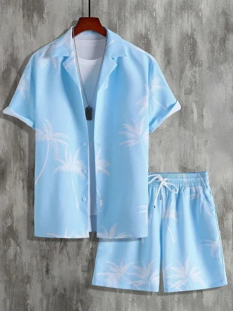 Finn™ | Herren Sommerhemden und Shorts Set