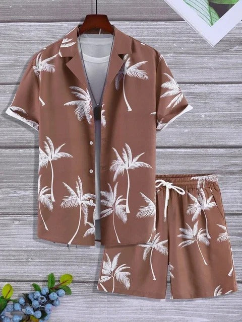 Finn™ | Herren Sommerhemden und Shorts Set