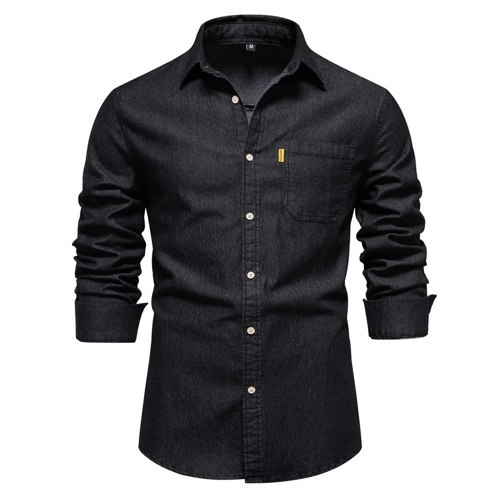 Paul™ | Herrenhemd aus Denim und Baumwolle