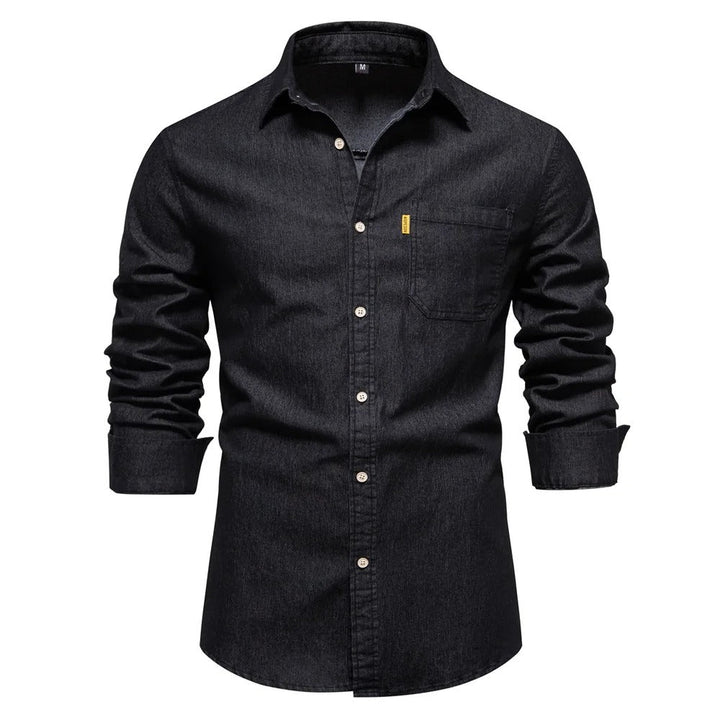 Paul™ | Herrenhemd aus Denim und Baumwolle