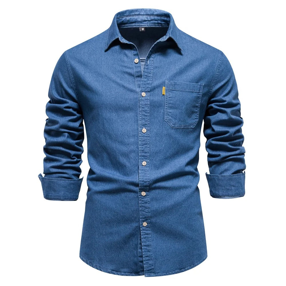 Paul™ | Herrenhemd aus Denim und Baumwolle