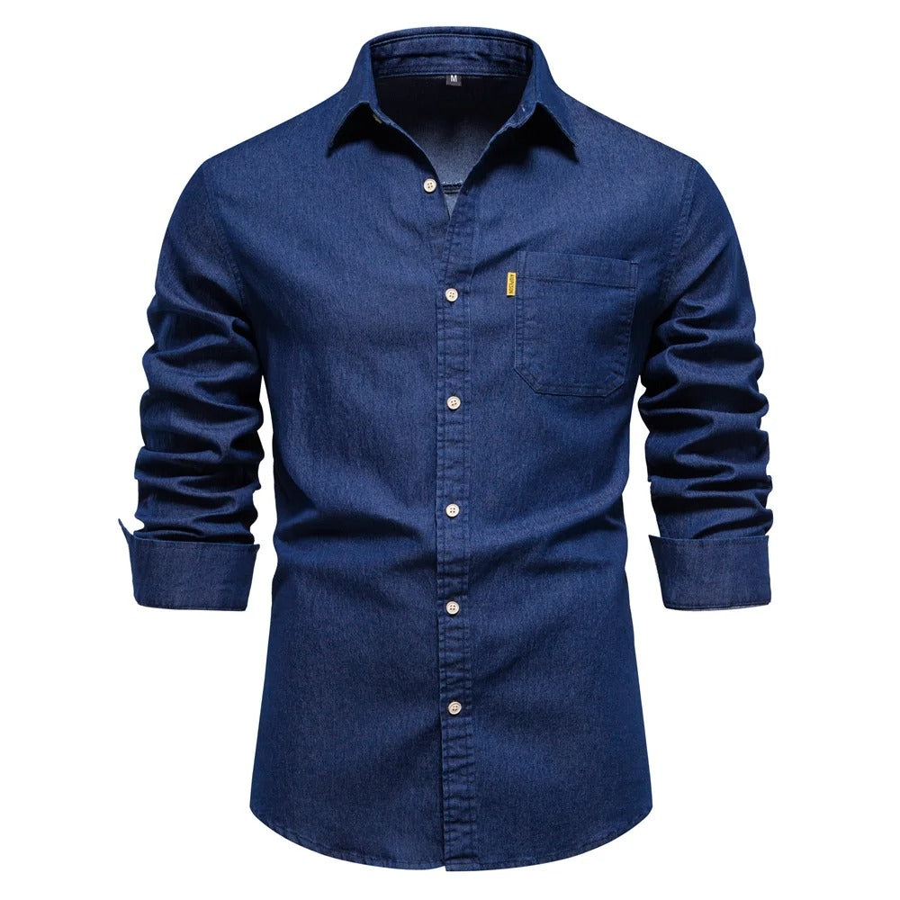 Paul™ | Herrenhemd aus Denim und Baumwolle