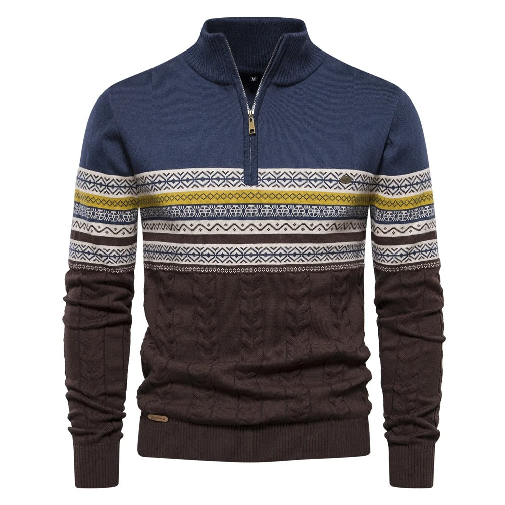 Oliver™ | Pullover mit Stehkragen und Reißverschluss
