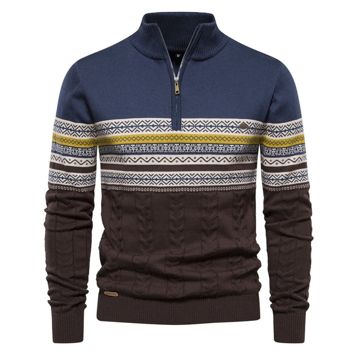Oliver™ | Pullover mit Stehkragen und Reißverschluss