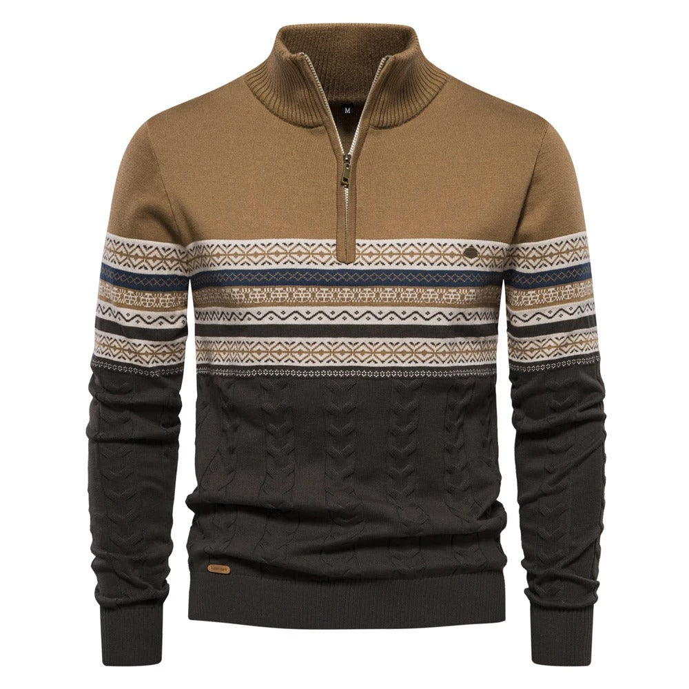 Oliver™ | Pullover mit Stehkragen und Reißverschluss