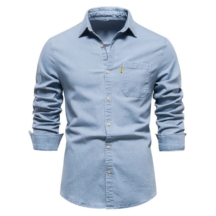 Paul™ | Herrenhemd aus Denim und Baumwolle