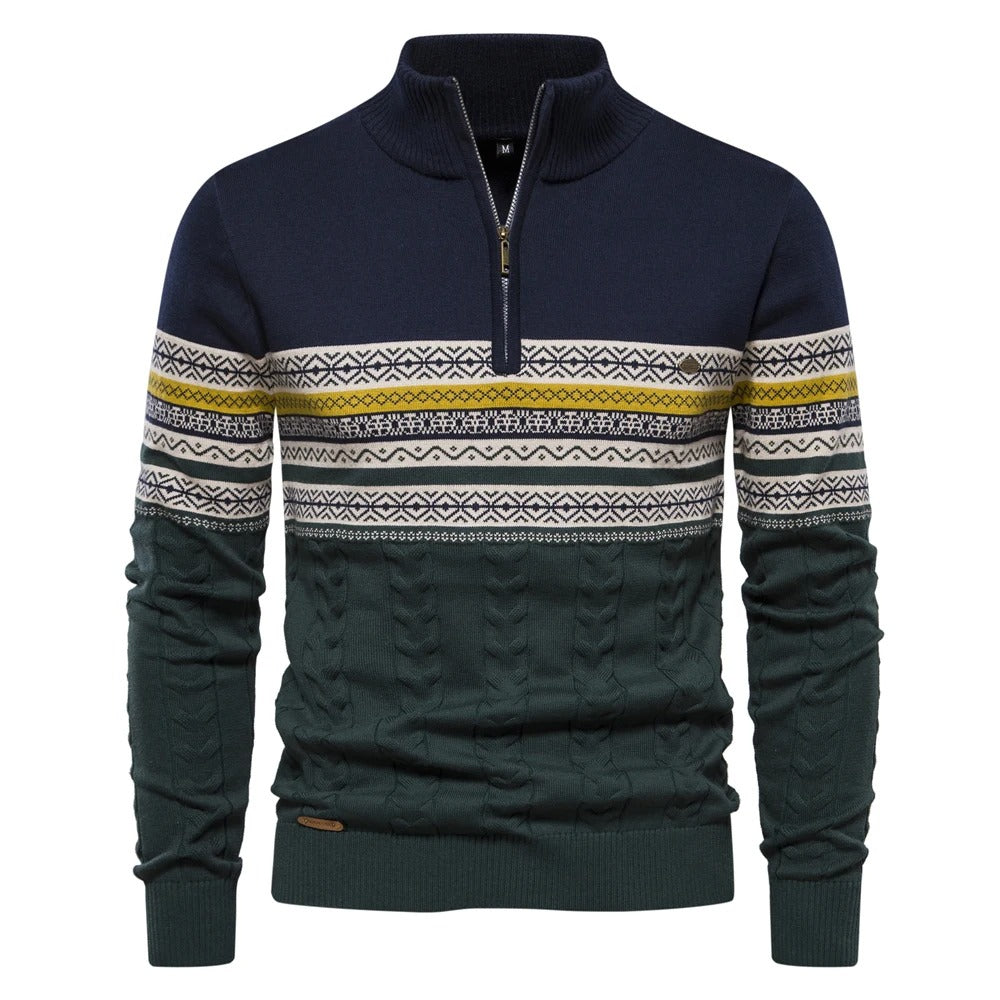 Oliver™ | Pullover mit Stehkragen und Reißverschluss
