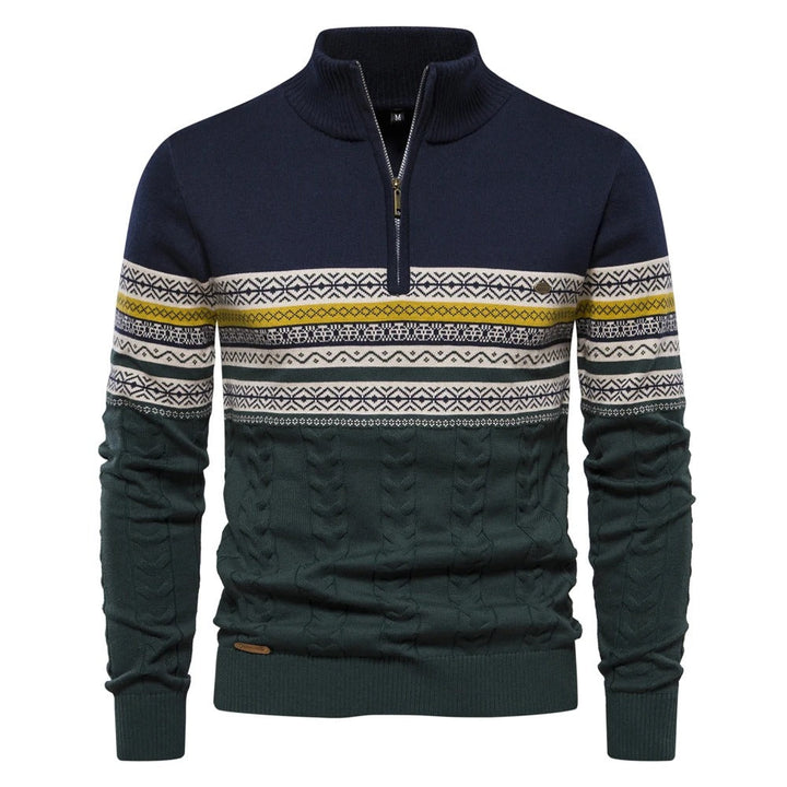 Oliver™ | Pullover mit Stehkragen und Reißverschluss
