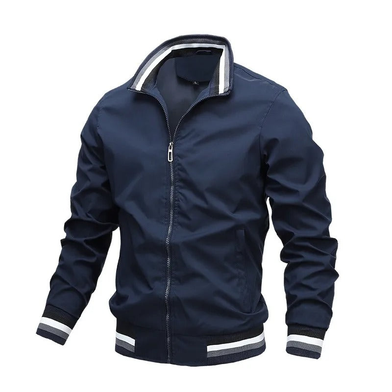 Dave™ | Sommerjacke mit Streifendetails