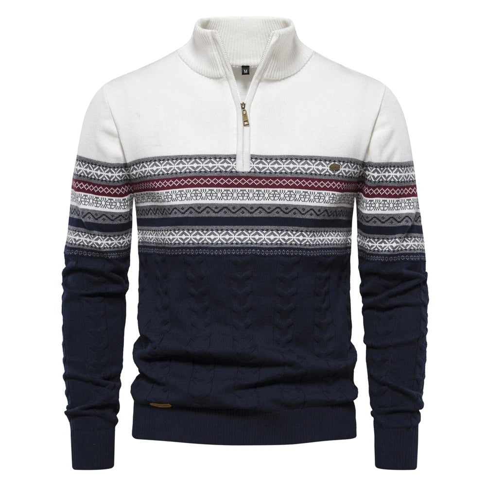 Oliver™ | Pullover mit Stehkragen und Reißverschluss