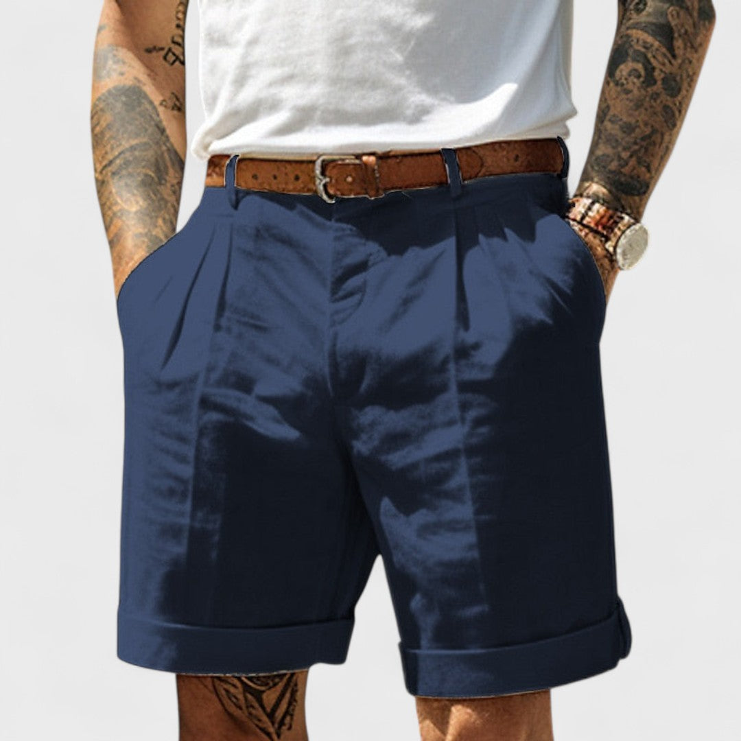 Egon | Premium Shorts aus Leinen und Baumwolle