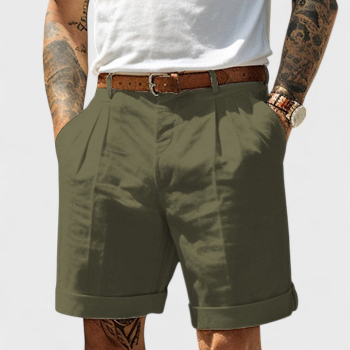 Egon | Premium Shorts aus Leinen und Baumwolle